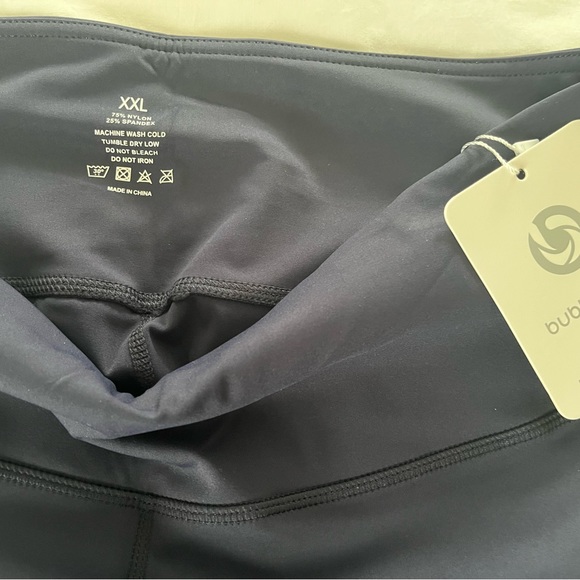 NEW / Navy Blue Bubblelime Yoga Pants - Picture 2 of 4